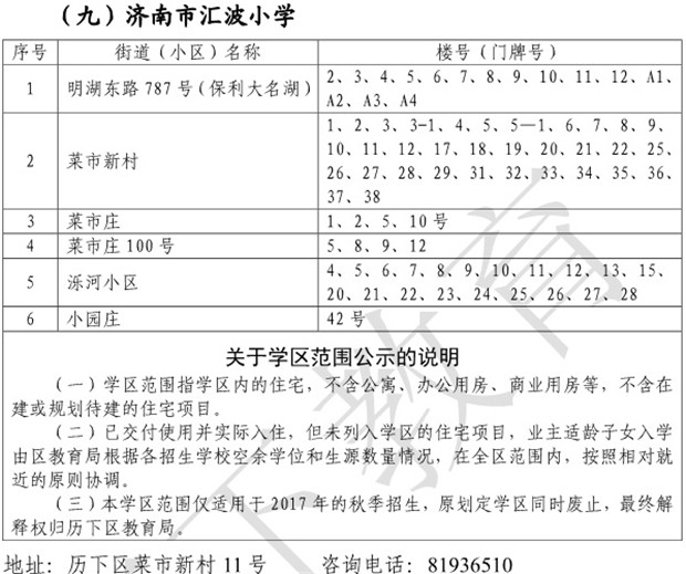 历下学区