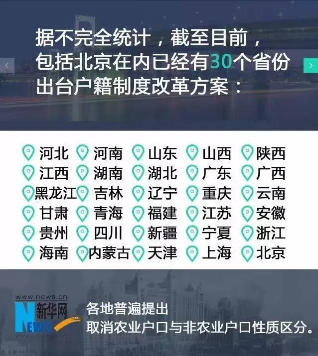 “取消农业户口”全面推进！