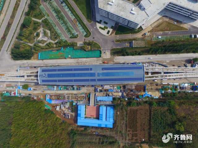 高颜值高科技！济南首个开工地铁站用上太阳能