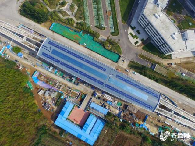 高颜值高科技！济南首个开工地铁站用上太阳能