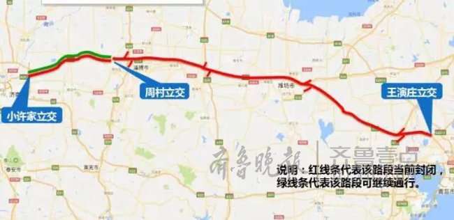济青北线封闭