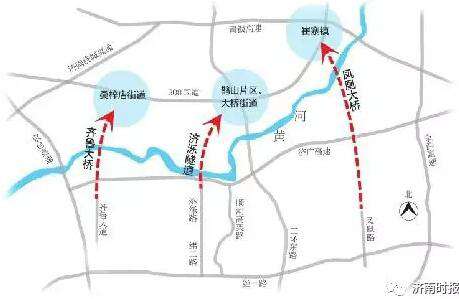 即济南黄河公路大桥扩建工程    齐鲁大道北延跨黄河通道(齐鲁大桥)